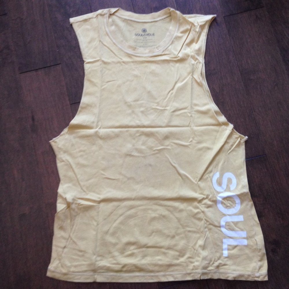 SoulCycle Green Tank Top / Muscle Tee Men's Small